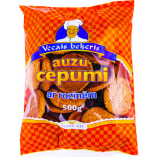 Auzu cepumi ar rozīnēm, fasēti, 500 g ( Gab. x 2 )