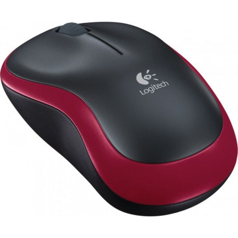 Bezvadu pele LOGITECH M185 (910-002240), sarkana