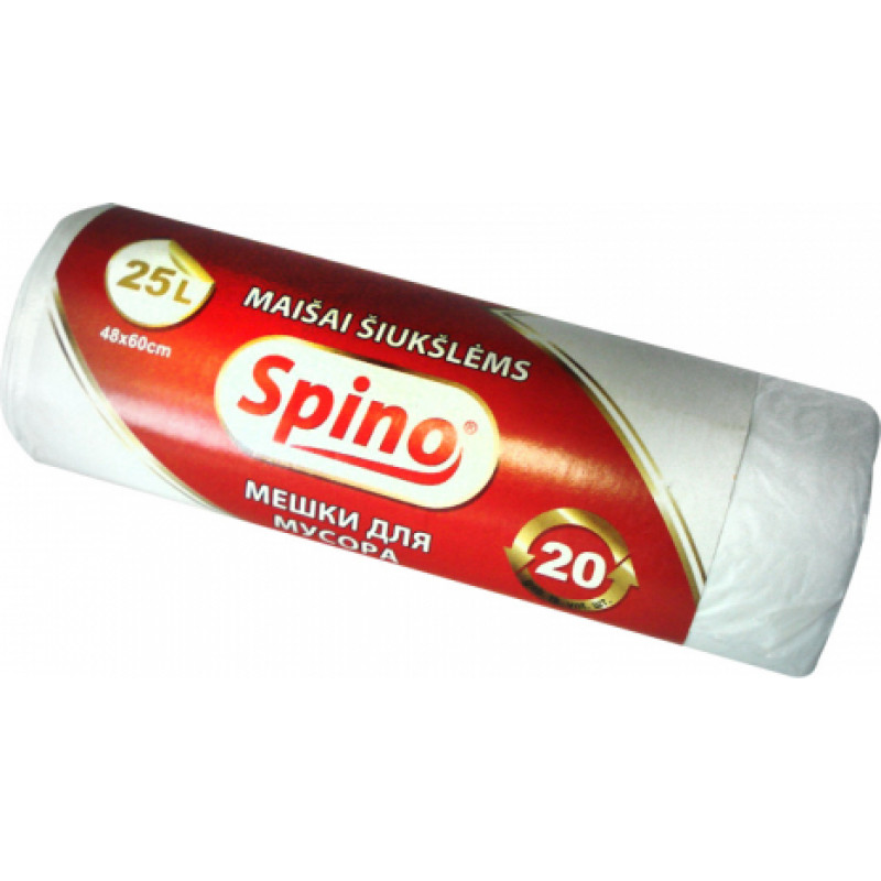 Atkritumu maisi SPINO, tilpums 25 L ( Gab. x 2 )