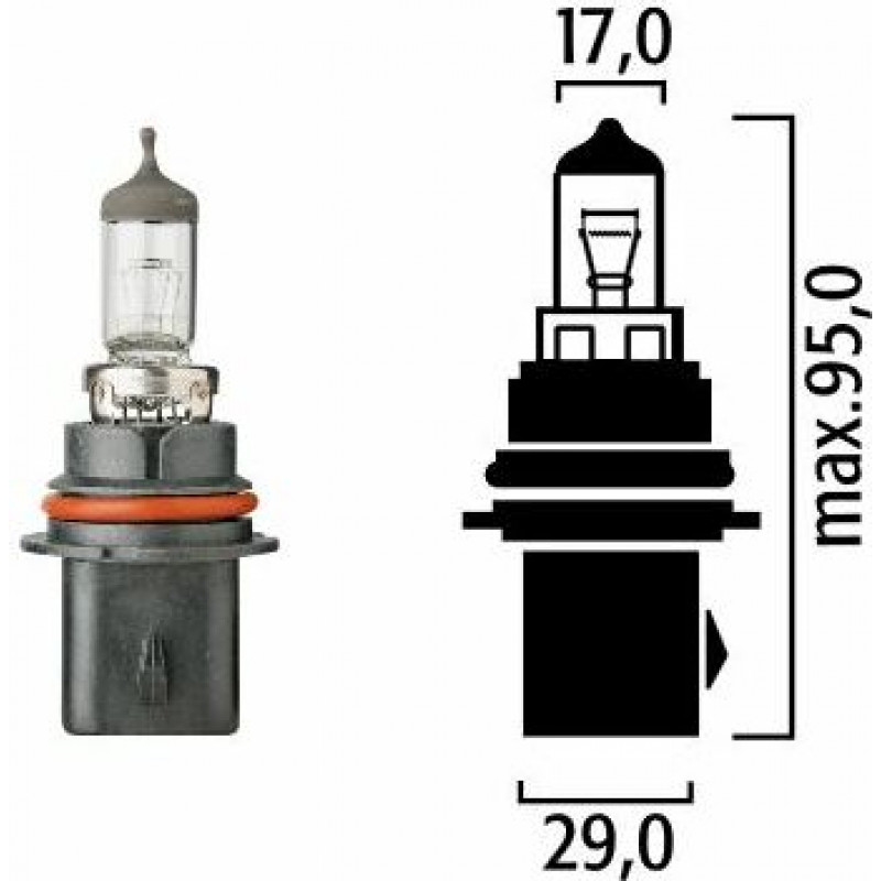 Flosser B-5 Autolampa HB1 12V 65/45W P29t