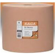 Papīra dvielis Saga XL Brown Industr.,1000m x 0,32m