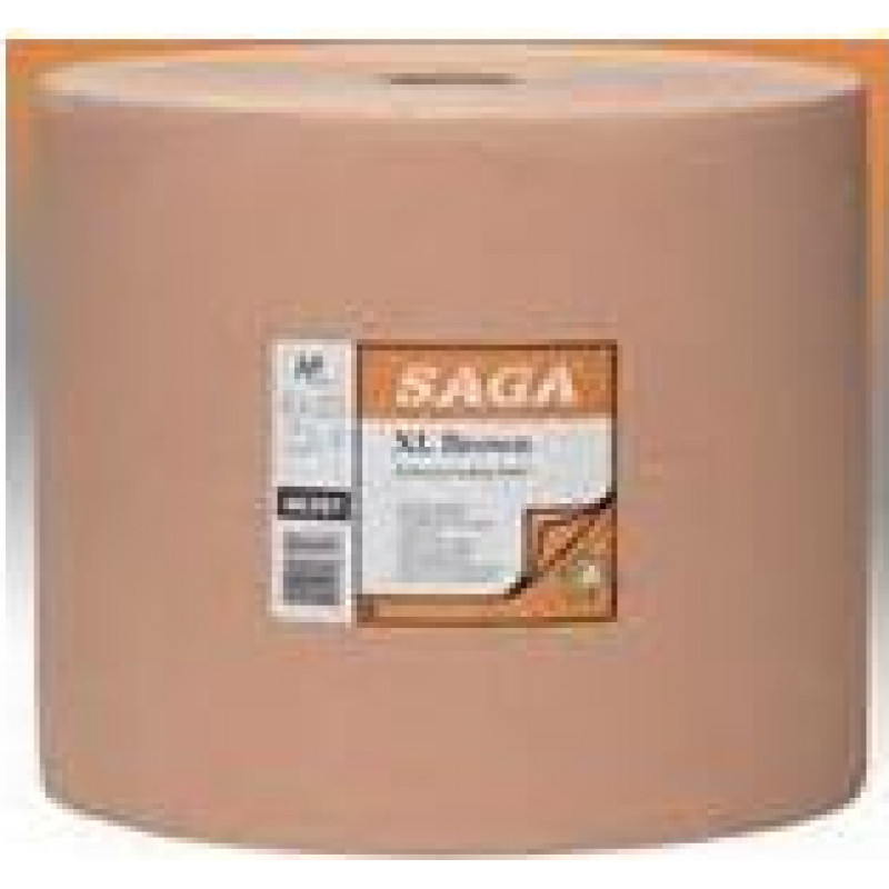 Papīra dvielis Saga XL Brown Industr.,1000m x 0,32m