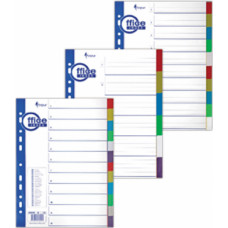 Sadalītājs dokumentiem FORPUS A4 formāts, 1-12 krāsains bez cipariem
