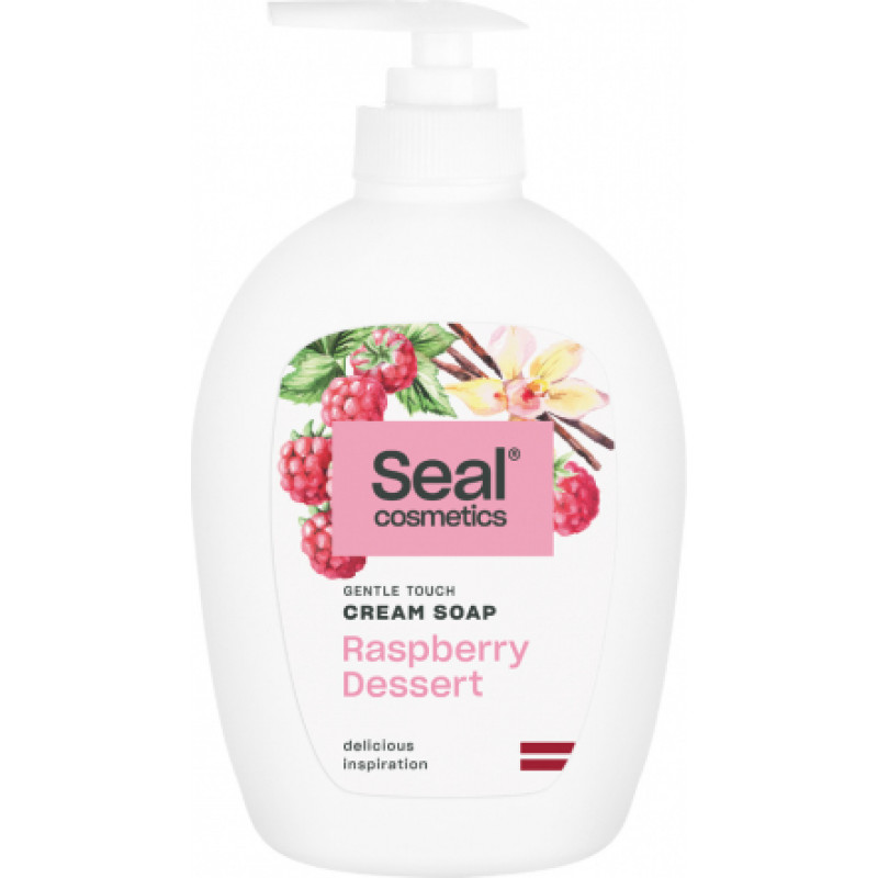 Šķidrās krēmziepes SEAL Raspberry desert, 300 ml/ ( Gab. x 3 )