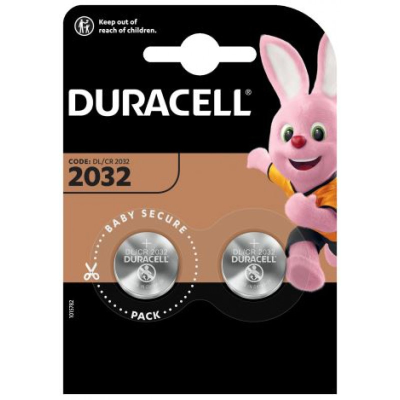 Baterijos DURACELL 2032, 2vnt