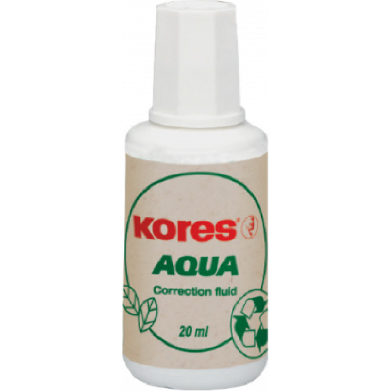 Korekcijas tepe KORES Aqua uz ūdens bāzes 20 ml