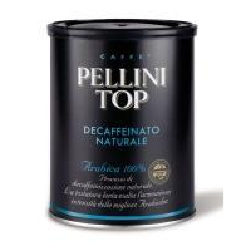 Maltā kafija PELLINI TOP DECAFFEENATO 100% Arabica , 250g (can) ( Gab. x 2 )