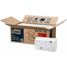 Roku dvieļi TORK Advanced H3 Soft Singlefold, 2 sl., 250 salvetes, 23 x 22,6 cm, baltā krāsā ( Gab. x 15 )