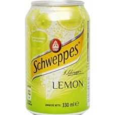 Gāzēts dzēriens SCHWEPPES Lemon, bundžā, 0.33l(DEP) ( Gab. x 24 )