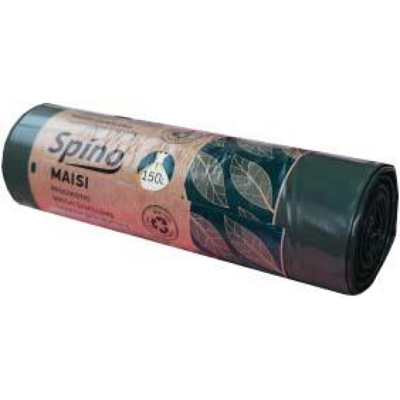 Maisi atkritumu 150L/5gab. 60mic,  75x115cm,  LDPE zaļie Spino