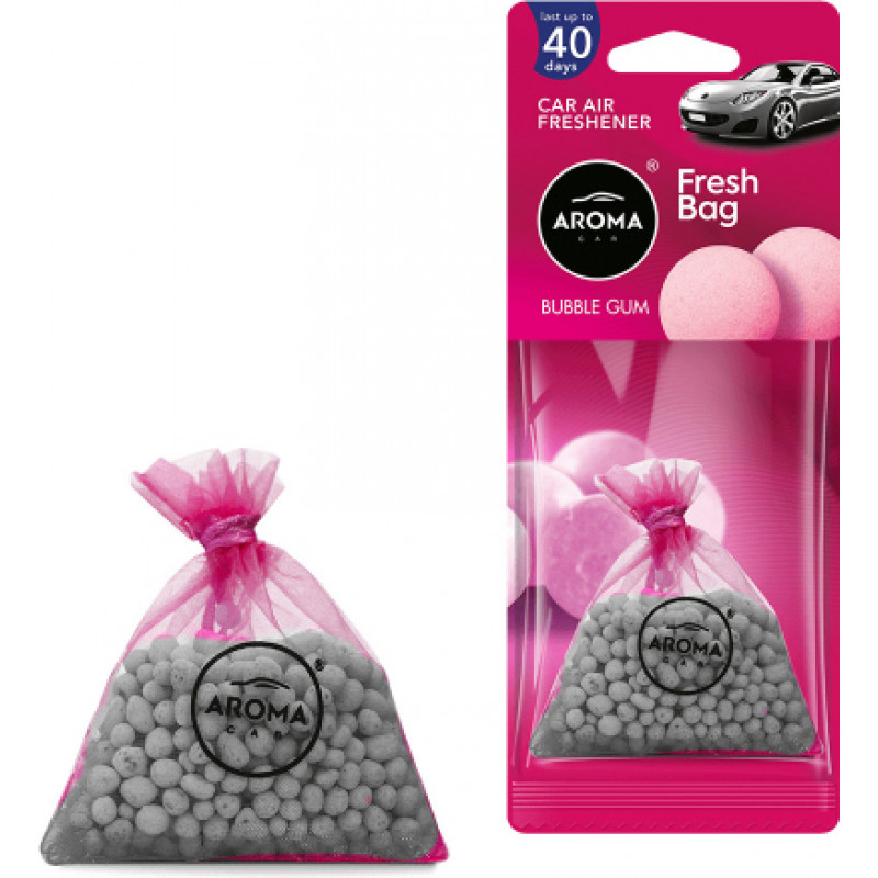 Aroma Car gaisa atsvaidzinātājs - Fresh bag Pearls - Bubble Gum