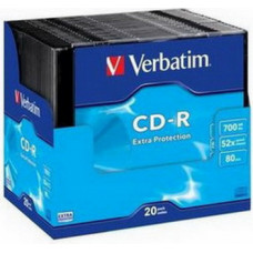 Kompaktdisks VERBATIM CD-R 700 MB 52x, slim