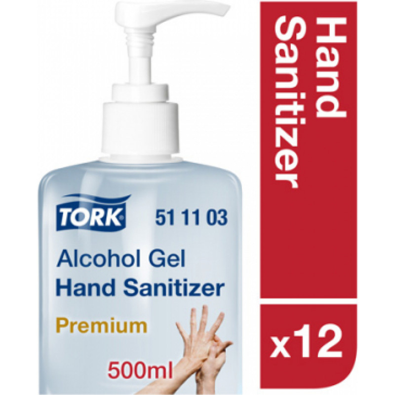 Gelveida roku dezinfekcijas līdzeklis TORK Premium, ar dozatoru, 500 ml