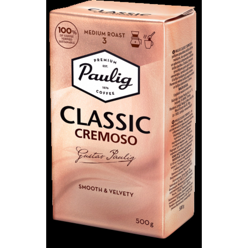 Maltā kafija Paulig Classic Cremoso, 500g