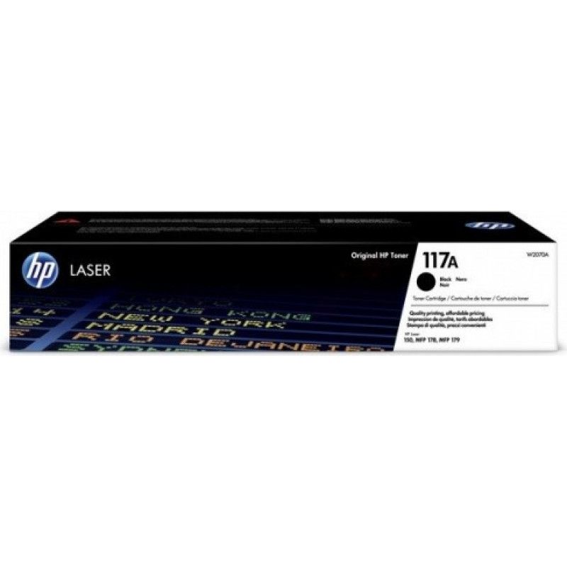 Hewlett-Packard HP CLJ MFP 117A toner black W2070A