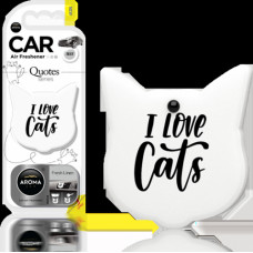 Aroma Car gaisa atsv. Quotes Cat Fresh linen