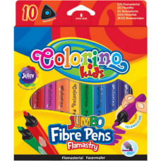 Flomasteri COLORINO JUMBO 10 krāsas