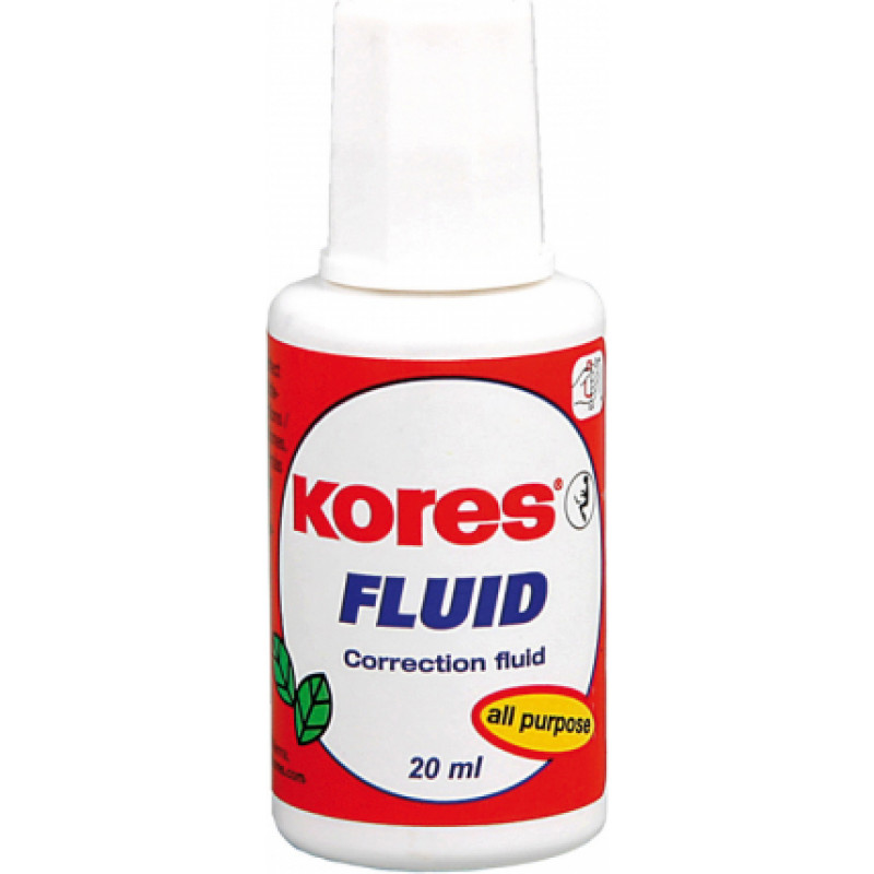 Korekcijas tepe KORES FLUID ar otiņu, 20 ml