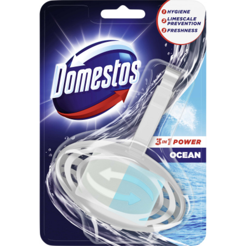 DOMESTOS OCEAN tualetes bloks trauciņā, 35g ( Gab. x 2 )