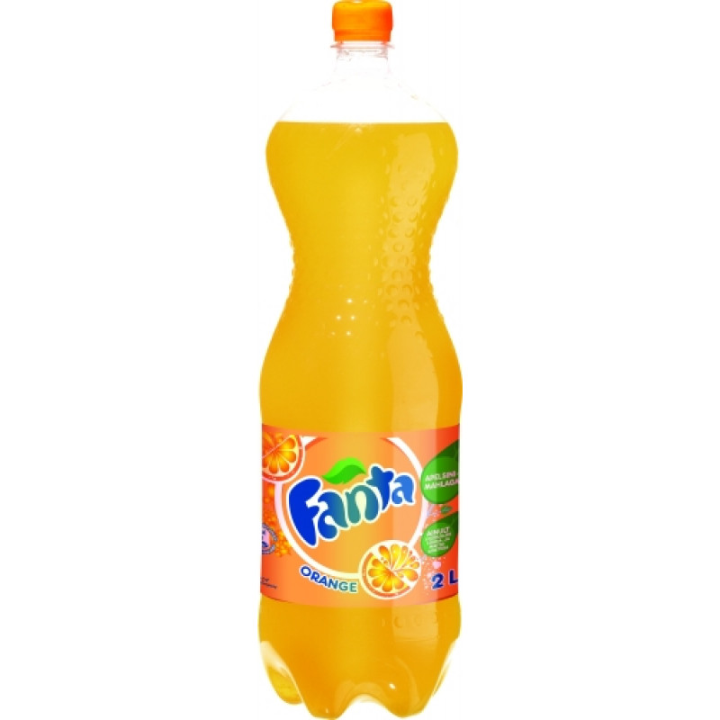 Gāzēts dzēriens FANTA Orange, PET, 2 l(DEP)