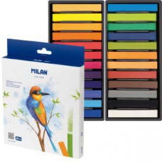 Pasteļkrītiņi SOFT PASTELS 24 krāsas Milan