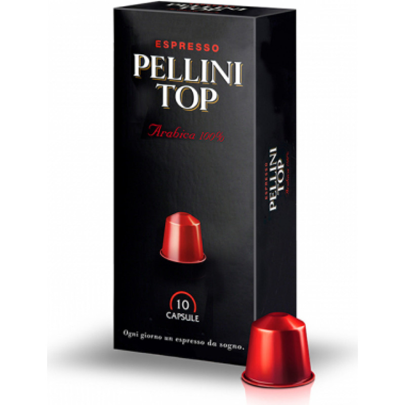 Maltā kafija kapsulās PELLINI TOP Nespresso, 50g (10x5g), 10 gab/iepak ( Iepak. x 2 )