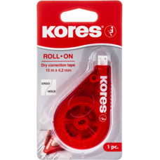 Korekcijas rolleris KORES Roll on Red, 4.2mm x 15m