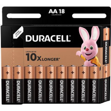 Baterijas DURACELL  AA, LR6 18 gab.