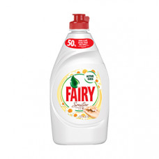 Trauku mazgāšanas līdzeklis FAIRY Sensitive Chamomile & Vitamine E, 450 ml ( Gab. x 2 )