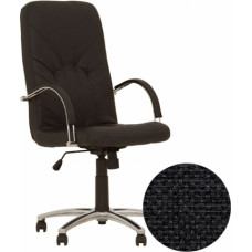 Biroja krēsls NOWY STYL MANAGER  Tilt CHR68, melnas ādas imitācija