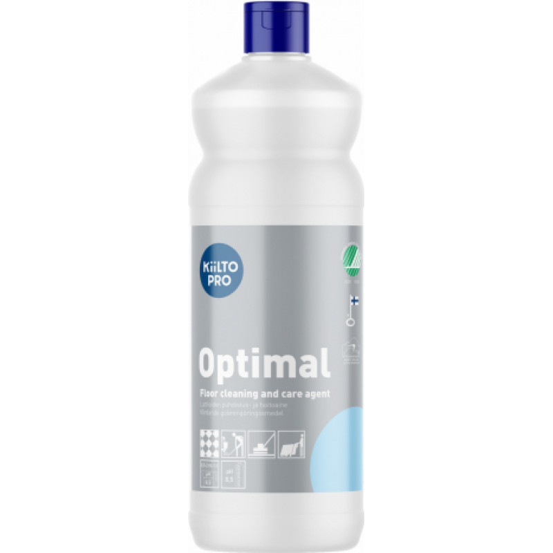 Grīdu kopšanas līdzeklis Optimal KIILTO, 1l ( Gab. x 2 )