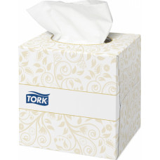 Kosmētiskās salvetes TORK Premium EXTRA SOFT, 2 sl., 100 salvetes, 21 x 20 cm, kubs, baltā krāsā (140278) ( Gab. x 30 )