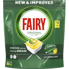 FAIRY ALL IN 1 LEMON trauku mazgāšanas kapsulas 75 gab.