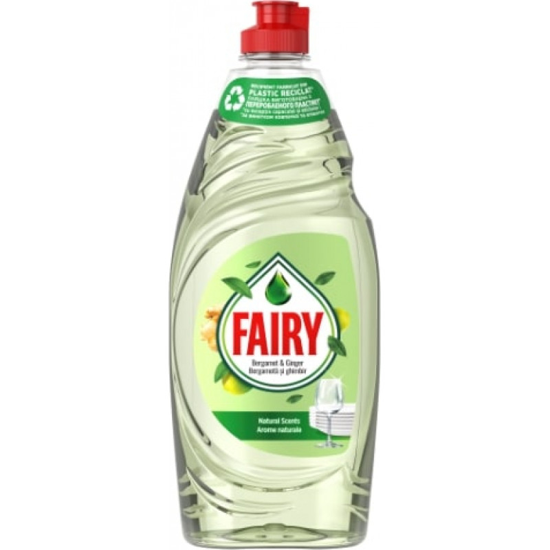 FAIRY trauku mazgāšanas līdzeklis BERGAMOTH & GINGER 650ML ( Gab. x 2 )