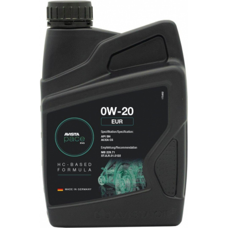 Avista Oil Motoreļļa Avista ASIA SAE 0W-20 (1L)