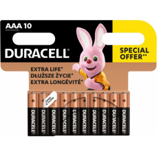 Baterijas DURACELL AAA, LR03, 10 gab.