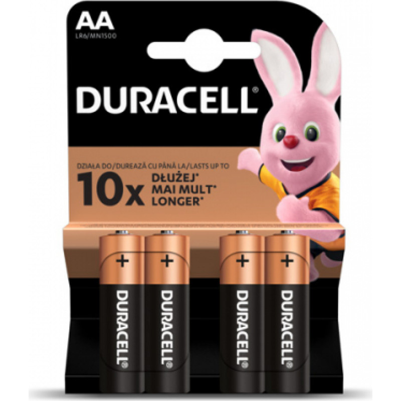 Baterija DURACELL Basic AA, LR06 4 gab./iepak.