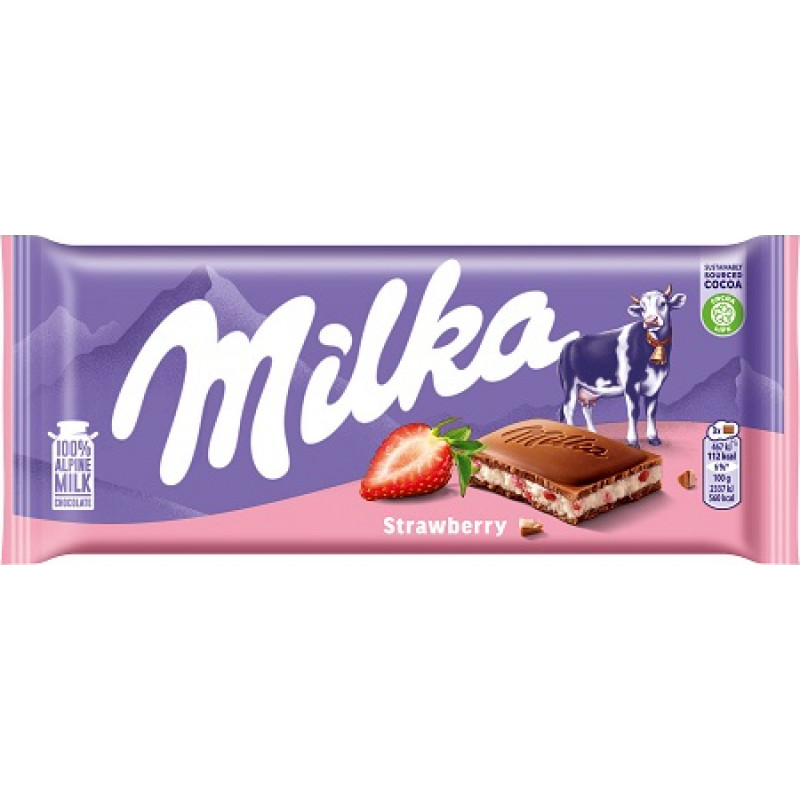 Milka Strawberry 100g ( Gab. x 6 )