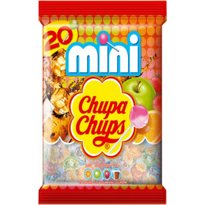 Ledenes CHUPA CHUPS mini, maisiņā, 120g ( Iepak. x 2 )