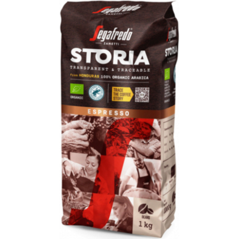 Segafredo Kafijas pupiņas Segafredo Storia Honduras Arabica Organic 1kg RFA