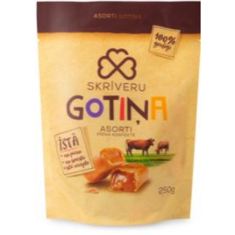 SKRĪVERU GOTIŅA assorti 250g ( Gab. x 2 )