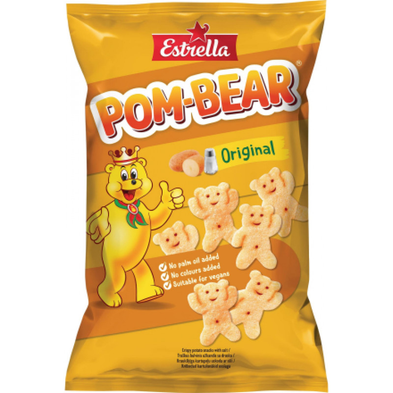 UZKODA ESTRELLA POM BEAR KRAUKŠĶĪGA AR SĀLI 65G ( Gab. x 3 )