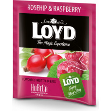 Augļu tēja LOYD Rosehip & Raspberry FS 500x2g