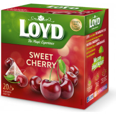 Augļu tēja LOYD Pyramids Sweet Cherry, 20x2g ( Iepak. x 3 )