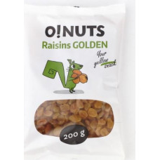 Zelta rozīnes O!NUTS, 200 g ( Iepak. x 10 )