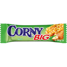 Musli batoniņš CORNY BIG, riekstu, 50 g ( Gab. x 10 )