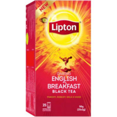 Melnā tēja LIPTON, English Breakfast, 25gab ( Gab. x 3 )