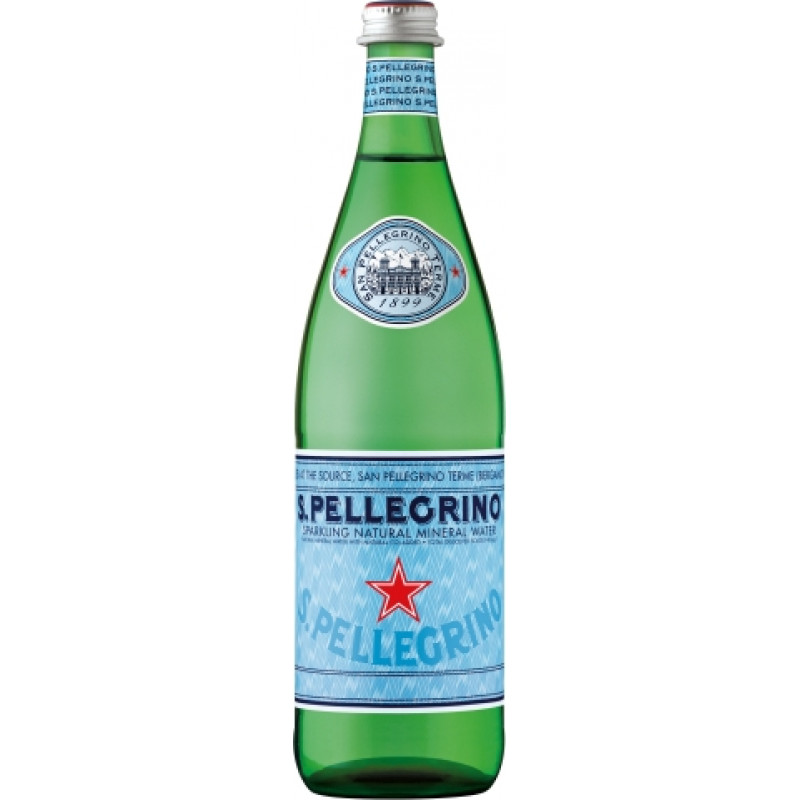 Minerālūdens S.PELLEGRINO gāzēts, stiklā, 0.75 l(DEP) ( Gab. x 12 )