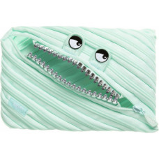 Penālis ZIPIT Grillz Monster Jumbo Pouch, piparmētru krāsa