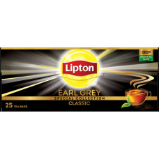 Melnā tēja LIPTON Earl Grey Classic, 25gab ( Gab. x 3 )